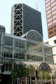 One US Bank Plaza over St. Louis Centre commercial plaza. St Louis, MO.