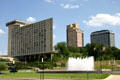 Westin Crown Center & other highrises of Crown Center district. Kansas City, MO.