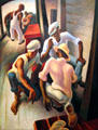 Crapshooters painting by Thomas Hart Benton at Nelson-Atkins Museum. Kansas City, MO.