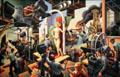 Hollywood painting by Thomas Hart Benton at Nelson-Atkins Museum. Kansas City, MO.
