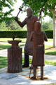 Blacksmith sculpture at Community of Christ Temple. Independence, MO.