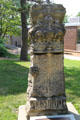 Stone from London Houses of Parliament presented to Missouri School of Journalism by Reuters in 1937 at University of Missouri. Columbia, MO.