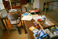 Eudora Welty's working desk as it was when she died. Jackson, MS.