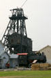 Headframe & hoist over former Orphan Girl Mine at World Museum of Mining. Butte, MT.