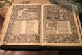 Craftsman-style book of poetry & history at Stickley Museum at Craftsman Farms. Morris Plains, NJ.