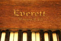 Arts & Crafts piano Everett of Boston brand name at Stickley Museum at Craftsman Farms. Morris Plains, NJ.