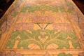 Arts & Crafts dining room carpet at Stickley Museum at Craftsman Farms. Morris Plains, NJ.