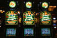 Slot machines at Mandalay Bay Hotel & Casino. Las Vegas, NV