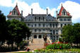 New York State Capitol is a mixture of styles reflecting three major architects who worked on the building. Albany, NY.