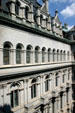 Courtyard levels showing change of styles over time in New York State Capitol. Albany, NY.