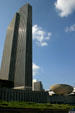 Erastus Corning Tower & The Egg on Empire Plaza. Albany, NY.