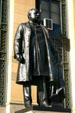 Statue of President Grover Cleveland outside Buffalo City Hall. Buffalo, NY.