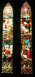 Stained glass window in Saint Paul's Episcopal Cathedral. Buffalo, NY.