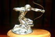 Pierce-Arrow hood ornament of Indian firing bow in Pierce-Arrow Museum. Buffalo, NY.