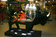 Hot Rod Buffalo statue by Tom McDade & Mark Eberle in Pierce-Arrow Museum. Buffalo, NY.