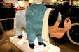 Elvis Buffalo with bell bottom trousers in Pierce-Arrow Museum. Buffalo, NY.