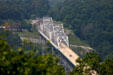Rip van Winkle Bridge over Hudson River near Olana. Hudson, NY