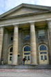 Entrance of Goldwin Smith Hall on Cornell Campus. Ithaca, NY.