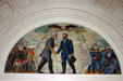 Grant meeting Lee for peace mural in Grant's Tomb. New York, NY.