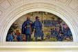 Mural of U.S. Grant in battle in arch of Grant's Tomb. New York, NY.