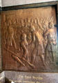 "Town meeting. The people instituting the means of self-government for the protection of their natural rights" bronze relief by J.C. Markham in Saratoga Monument. Schuylerville, NY.