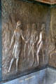 "The Surrender" bronze relief by J.C. Markham in Saratoga Monument. Schuylerville, NY.