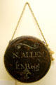Canteen inscribed Noah Allen at Fort Ticonderoga. Ticonderoga, NY.