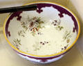 Hand-painted punch bowl which belonged to General Philip Schuyler at Fort Ticonderoga. Ticonderoga, NY.