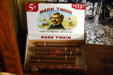 Mark Twain brand cigars in Elmira College Twain Exhibit. Elmira, NY.
