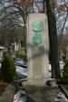 Monument to Mark Twain in Woodlawn National Cemetery. Elmira, NY.