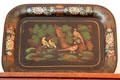Toleware tray with birds at Millard Fillmore House. East Aurora, NY.