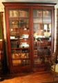 Mahogany bookcase used by Millard Fillmore in White House at Millard Fillmore House. East Aurora, NY.