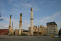 High Falls Business Center in repurposed industrial buildings. Rochester, NY.