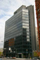 Black glass Crossroads Building. Rochester, NY.