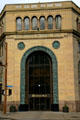 Portal with copper door surround of Rochester Savings Bank. Rochester, NY.