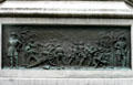 Bronze panel of battle at Soldiers' & Sailors' Civil War Monument. Rochester, NY.