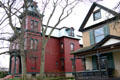 Italianate style heritage house & Eastlake Queen Anne house. Rochester, NY.
