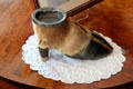Deer hoof ash tray in billiard room at Eastman House. Rochester, NY.