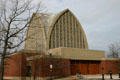 University of Rochester Interfaith Chapel on campus Quadrangle. Rochester, NY.