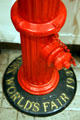 Fireplug from 1939 New York World's Fair at New York Fire Museum. New York, NY.