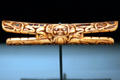 Gitxsan soul catcher with jaws at both ends at National Museum of American Indian. New York, NY.