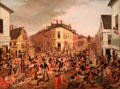 The Five Points Manhattan painting by unknown at Metropolitan Museum of Art. New York, NY.