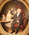 Great-grandfather's Tale of the Revolution - portrait of Reverend Zachariah Greene painting by William Sidney Mount at Metropolitan Museum of Art. New York, NY.