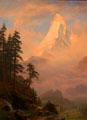 Sunrise on Matterhorn painting by Albert Bierstadt at Metropolitan Museum of Art. New York, NY.