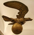 Carved wood eagle by William Rush at Metropolitan Museum of Art. New York, NY.