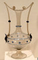 Islamic inspired glass vase by Salviati Co. of Venice, Italy at Metropolitan Museum of Art. New York, NY.