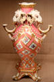 Sevres porcelain vase in form of elephant heads by Jean-Claude Duplessis at Metropolitan Museum of Art. New York, NY.