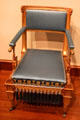 Armchair based on chair on Roman wallpainting from Herculaneum by Karl Friedrich Schinkel of Berlin at Metropolitan Museum of Art. New York, NY.