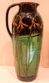 Earthenware pitcher by Max Läuger for Tonwerke Kandern of Germany at Metropolitan Museum of Art. New York, NY.
