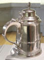 Silver tankard by Paul Revere Jr. of Boston at Metropolitan Museum of Art. New York, NY.